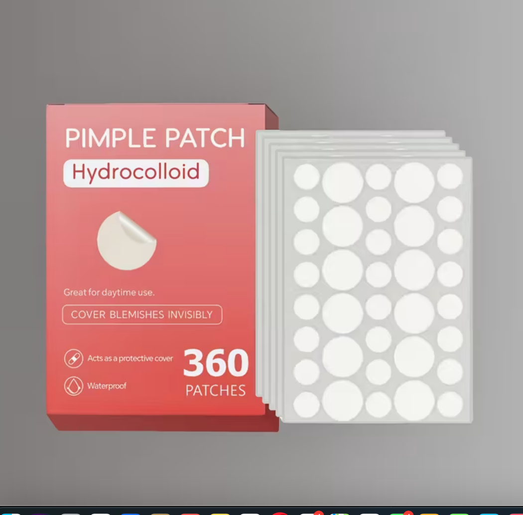 FreshFace Luxe Hydrocolloid Pimple Patches – 360pcs